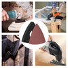 4 pieces multi-tool sanding plate, 80 mm, triangle sanding plate,
