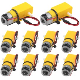 10Pcs Vgoohobby TT DC Gearbox Motor Dual Shaft 3-8V Gear Motors 200RPM Ratio 1:48 Shaft Motor with 2.54mm Wire for Arduino DIY Car Robot Toys