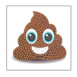 Crystal Art Poo Crystal Art DIY Motif Sticker Kit 9x9cm