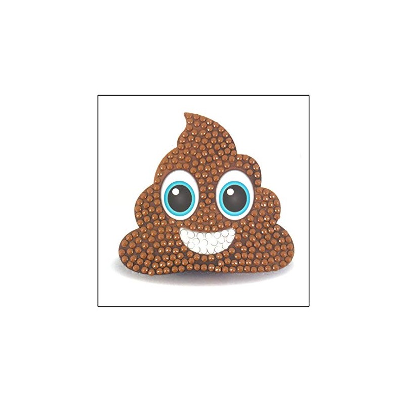 Crystal Art Poo Crystal Art DIY Motif Sticker Kit 9x9cm