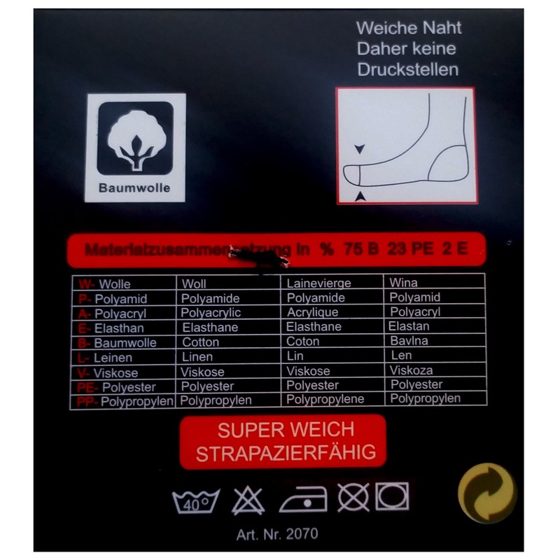 10 Pair Mens BUSINESS Plain Socks, Cotton rich, Original by