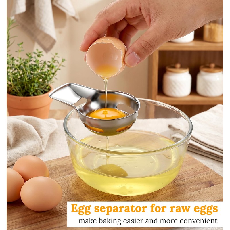 Egg Separator for Raw Eggs, Eggs Separators Tool Food Grade