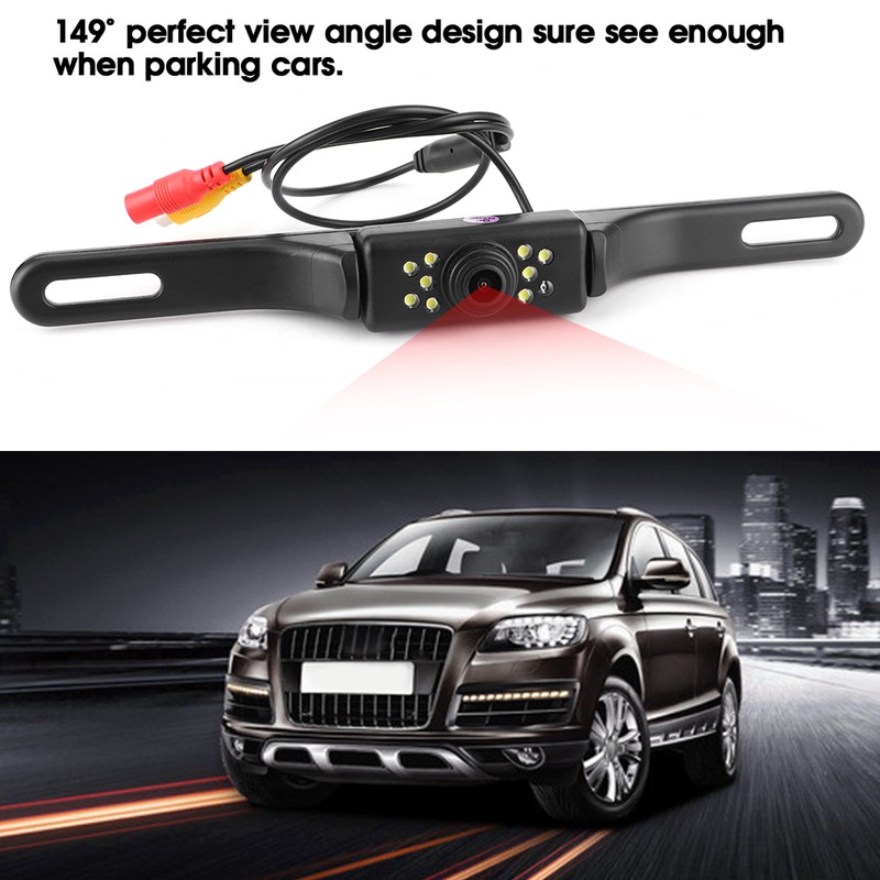149° View Angle Reversing Backup Camera IP69 with 9 LED