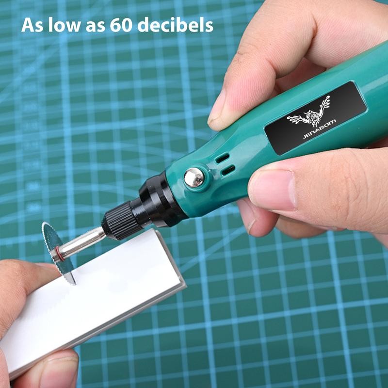JENABOM Mini Cordless Rotary Tool, USB Charging, 5-Speed Rotary Tool
