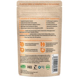 Curcumin & Turmeric Complex – Together Health – Organic Whole Turmeric Powder – 95% Curcumin & Piperine – Full Spectrum Antioxidant Formula – Vegan Friendly – Made in The UK – Pack of 2 - 60 Vegecaps