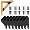 Fepinc 45-Degree Pergola Bracket, 8 Pack Heavy Duty Steel Connector