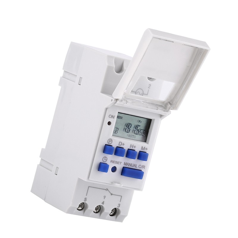LCD Display Weekly Programmable Electronic Relay Time 16 ON and