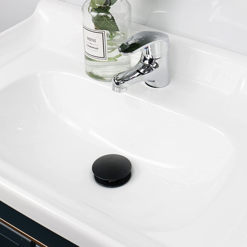 NearMoon Bath Pop up Drain, Brass Sink Drain Strainer for