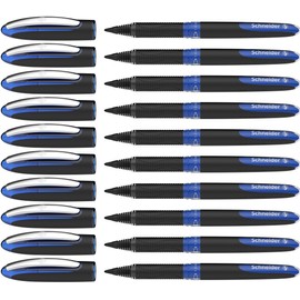 Schneider One Sign 183603 Rollerball Pen Indelible Line Width 1 mm Blue Pack of 10
