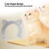 Cat Door Interior CatHead Shaped Plastic Cat Pass Through Door