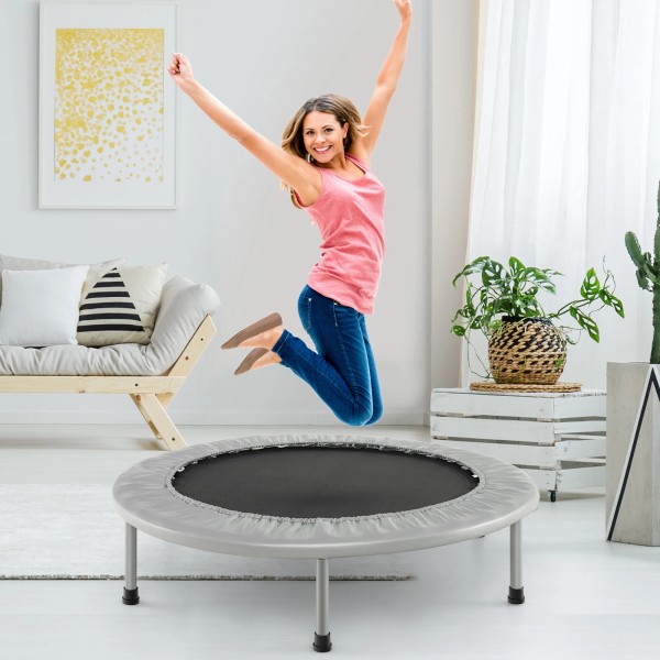 Goplus 38" Mini Folding Trampoline Portable Recreational Fitness Rebounder