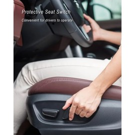 Driver Left Side Seat Outer Trim Panel Fit for Hyundai Sonata 2015 2016 2017 2018 2019 Replace 88051-C2020-TRY, ABS Plastic Seat Trim Cover Shield