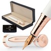 Wordsworth & Black Fountain Pen Set, 18K Gilded Medium Nib,