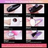 DRMODE Holographic Nail Powder Laser Rainbow Sheen Glitter Chrome Powder