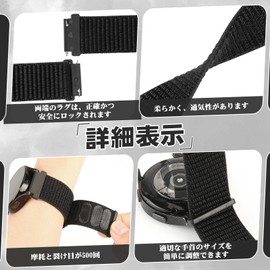 [Onetmpre] Universal Nylon Watch Band 16mm 18mm 20mm 22mm Quick Release Replacement Wristband Men Women Adjustable Watch Strap