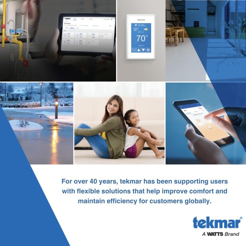 tekmar Indoor Sensor 084 | Mounts Flush or Nearly Flush