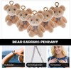 EXCEART 10pcs Bear Earring Pendant Charms Candy 3d Nail Charms