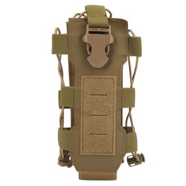 Military Water Bottle Pouch Molle Water Kettle Bag Bottle Holder Bag for Camping Hunting Hiking Tan