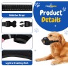 PawWares Dog Muzzle Soft Nylon Adjustable-Bre