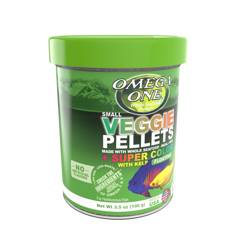 Omega One Super Color Veggie Kelp 3mm Floating Pellets, 3.5