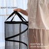 BATTOO Collapsible Laundry Basket Foldable Mesh Pop Up Hamper with