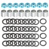 PATIKIL Skateboard Truck Hardware Kit Skateboard Truck Lock Nut Axle