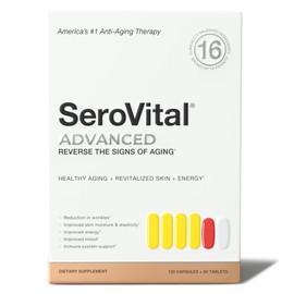 Serovital Advanced for Women Supplement - Skin Benefits, Energy, and Sleep - 30 Day Supply