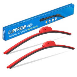 CJPPPZIW Windshield Wipers-16 Inch+16 Inch Replacement for 2018 2019 2020 2021 2022 2023 Jeep Wrangler Wiper Blades for My Car,Quality Front Red Windshield Wiper Blades(Set of 2)
