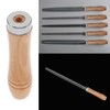 The Lord of the Tools 20Pcs Wooden File Handles with