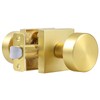 coolnews Brushed Gold Door Knob Passage Door Knobs Interior, Modern