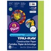 Tru-Ray Heavyweight Construction Paper, Brilliant Lime, 9" x 12", 50