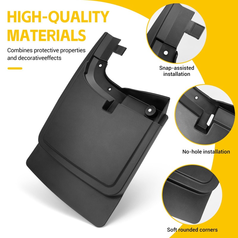 JTYZSM Mud Flaps for 2017-2024 Ford F-250/F-350 Super Duty Without