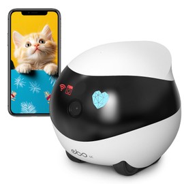 Enabot EBO SE FamilyBot Home Camera Robot: 1080P Movable Pet Camera Indoor, Battery-Operated, Auto-Recharge, Night Vision, 2-Way Talk, Local Storage, APP Control