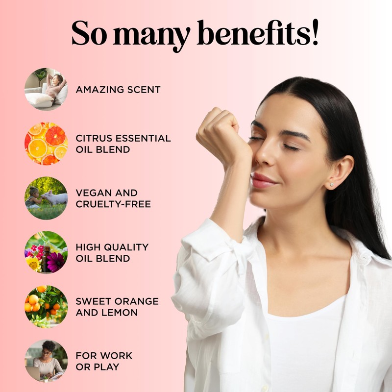 Citrus Essential Oils Blend for Diffuser - Invigorating Citrus Oil