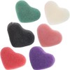 Happyyami 6 Piezas Esponjas Konjac Forma de Corazón para Limpieza