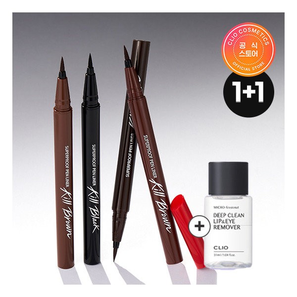Clio [1+1] Super Proof Pen Liner [Giveaway] Lip &amp; Eye