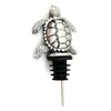 Happy Hour Sea Turtle Wine Pourer, standard, pewter finish