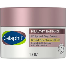 Face Day Cream by Cetaphil, Healthy Radiance Whipped Day Cream wSPF 30, Visibly Reduces Look of Dark Spots, Brightening Lotion, Designed for...       