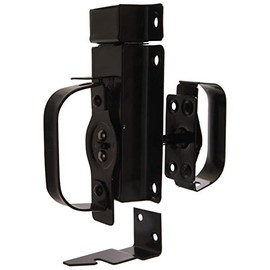Hardware Essentials 852505 Hardware Essentials Black Swinging Door Latches - for 3/4" to 2-1/4" Door