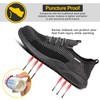 Furuian Waterproof Steel Toe Shoes for Men Comfortable Non Slip