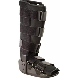 OTC 숏 레그 캐스트 하이탑 워커 부츠 블랙 스몰/키 [Black (Delux Short)] OTC Short Leg Cast Hi-Top Walker Boots Black Small/Key [Black (Delux Short)]