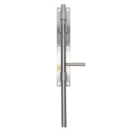 Yardwe Stainless Steel Iron Door Fence Heavy Duty Gate Bolt Floor Latch Outdoor Security Lock Easy Clean and Use