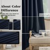 Simplebrand Navy Blue Blackout Extra Long Curtains for Patio 120