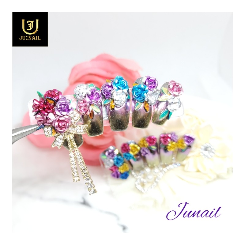 ❣High quality Baekbansongi handmade nail tip✨ - Long Oval /