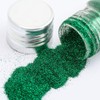 Italian Options Christmas Craft Red and Green Glitter Sparkles Sequins