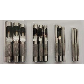 12 Hole Punch 2.5-16 mm Hole Chisel Punch Set Hole Iron Set