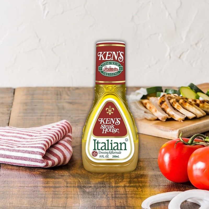 Ken's Steak House Italian Dressing & Marinade 9 Fl Oz