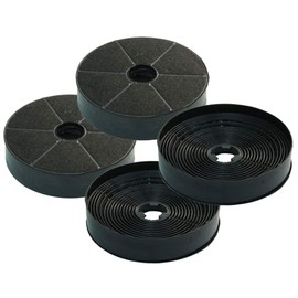 Activated Carbon Filter - Suitable for AKPO WK-4, WK-5, WK-7 Cooker Hoods - Economy Set of 4