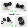 Panglong Starter Switch,Club Car DS Electric Golf Cart 1996-Up Ignition