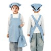 Poweforest Apron, Kids, Triangular Drawstring Bag, 3-Piece Set, Boys, Girls,